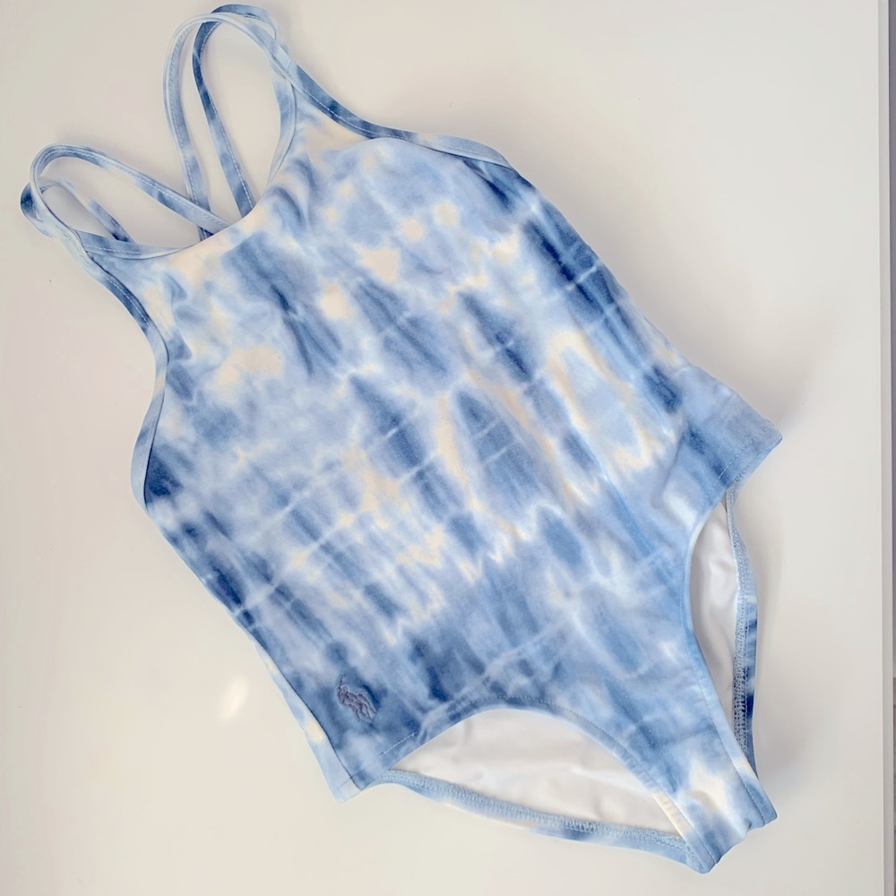 Polo Ralph Lauren one piece tie-dye swimsuit